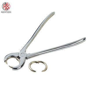 Aplicador Manual de Anillos para Toros, Alicates de Acero Inoxidable para Colocar Anillos Nasales, Aplicador de Anillos para Toros - Product Image 1