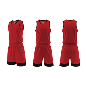 Tenues de sport de basketball pour hommes, ensembles de vêtements et pantalons, logo d'équipe personnalisé avec nom et numéro, L-6XL, 160G, 100,0% polyester, col en V, été - Product Image 4