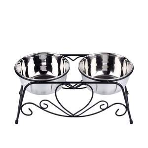 Compact Design Metal Pet <b>Bowl</b> Feeder With Foldable Stand And Lightweight <b>Bowls</b> Suitable For <b>Travel</b> And Portability - Product Image 5