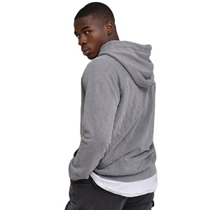 Sudadera Ligera de Algodón con Capucha, Estilo Urbano, Informal, Deportiva, para Gimnasio, con Capucha Ajustable, Bolsillos Delanteros y Estampado de Logotipo - Product Image 2