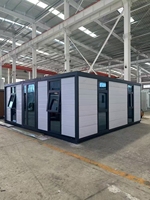 20/40 pieds Fourniture d'usine Extensible Personnalisé Maison préfabriquée Conteneur Petite Maison préfabriquée cabine pod mobile