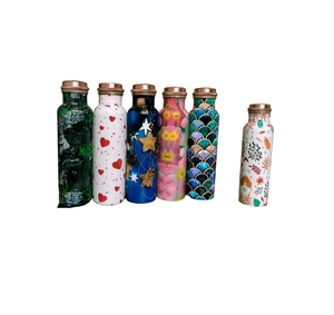 Copper Water <b>Bottle</b> Stylish Direct Drinking Copper Water <b>Bottle</b> for Yoga Unique Best Selling Sale - Product Image 4