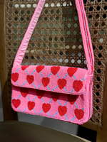 Tas Clutch Boho Buatan Tangan Mewah Berhias Manik-Manik Desain Irisan Jeruk Cerah Ramah Lingkungan Ringan Profesional Trendi Alami Modis