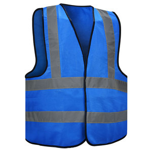 Gilet de sécurité personnalisé pour hommes, décontracté, respirant, haute visibilité, conforme aux normes ANSI Classe 1 et EN ISO Classe 1, imperméable, bandes réfléchissantes - Product Image 3