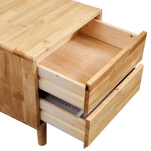 The Charm Nightstand Made teak Wood In Natural Finish High Quality Material For Bedroom indoor Furniture - Product Image 4