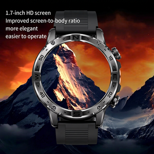 Montre connectée AK91 avec écran tactile AMOLED de 1,7 pouce, appels Bluetooth, étanche, montre de sport pour hommes et femmes, suivi de la forme physique, moniteur de fréquence cardiaque - Product Image 4