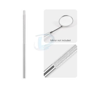 Manche de miroir dentaire en acier inoxydable, équipement médical professionnel, manche de miroir dentaire - Product Image 4