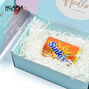 กล่องกระดาษลูกฟูกสีและโลโก้ตามสั่ง Huamao กล่องไปรษณีย์แบบพับได้ OEM คุณภาพสูงสำหรับบรรจุภัณฑ์ขนมและเครื่องดื่ม - Product Image 6