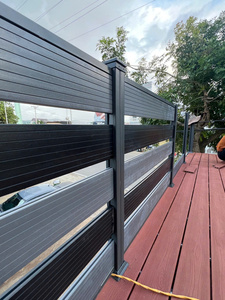 Outdoor WPC <b>Wall</b> <b>Panel</b> Waterproof UV Resistant Wood <b>Plastic</b> Composite Cladding Board 220x26mm for Exterior Fence <b>Wall</b> - Product Image 4