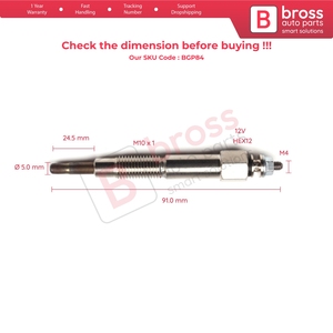 BGP84 1 Piece <b>Heater</b> Glow <b>Plug</b> 11 Volt 11065 57J00 GN102 0100226513 for - Product Image 5