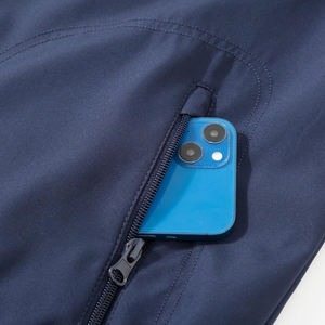 2025 personnalisé fermeture éclair col montant Vintage sport Football vestes hommes coque souple léger Nylon survêtement veste coupe-vent - Product Image 2