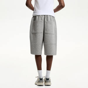 Pantalones cortos deportivos para hombre al por mayor 2025 algodón transpirable personalizado mejor calidad pantalones cortos casuales de gamuza de imitación para hombre - Product Image 3