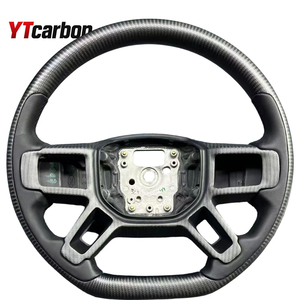 Volante de Fibra de Carbono YTcarbon con Luces LED para Defender 20-24, con Levas de Cambio Personalizables y Calefacción, Modificación para Automóvil - Product Image 5