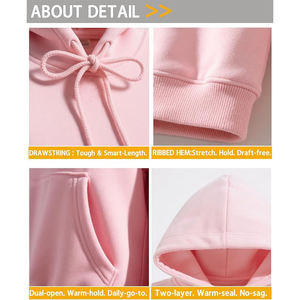 Sudaderas Extra Grandes de Hombre de Moda, Color Rosa Intenso, 220g, 100% Algodón, Tejido de Felpa, Impresión Digital, Ropa Urbana para Club - Product Image 3