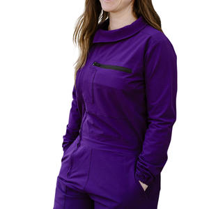 Mono DE TRABAJO duradero para mujer con bordado de impresión de logotipo personalizado, ropa de protección industrial, suministro de fábrica OEM ODM - Product Image 1