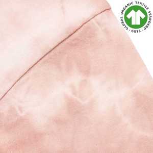 Mujeres Organic Raglan -Pink Topanga Eco-Print, 4,3 oz Jersey, suave con ajuste relajado, mangas recortadas - Product Image 4