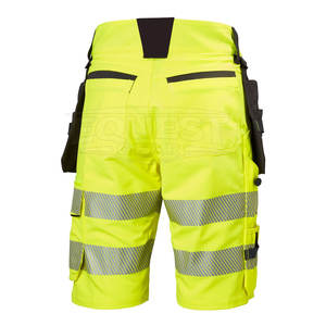 Pantalones Cortos de Trabajo Reflectantes de Alta Visibilidad, Pantalones Cortos de Trabajo de Buena Calidad con Diseño Personalizado en Venta - Product Image 2