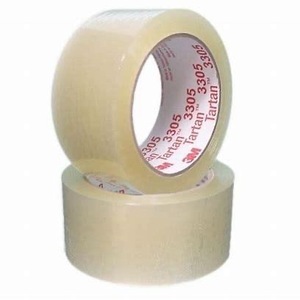 Ruban d'emballage transparent 3M 3305 conçu pour le stockage et l'emballage, l'expédition et le courrier. Joint solide sur toutes les boîtes T - Product Image 4