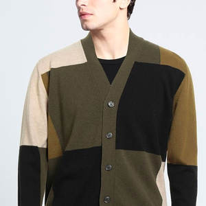 Custom Color Block Design <b>Men</b> <b>Knitted</b> <b>Cardigans</b> Top Trending Winter Wear <b>Men</b> <b>Cardigans</b> For Casual Wear - Product Image 4