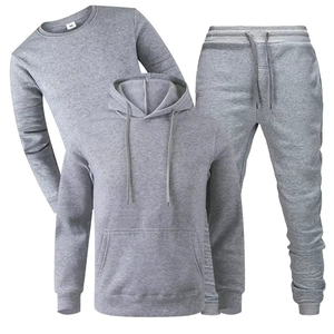 Conjunto de sudadera con capucha y joggers de gran tamaño para hombres y mujeres de alta calidad, ropa de calle elegante de secado rápido para invierno, transpirable y cómodo - Product Image 1