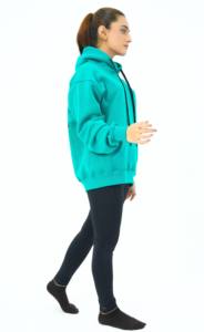 Sweat-shirts à capuche en polaire vintage décontractés surdimensionnés pour femmes, imprimés sur le devant, imperméables, fabriqués au Pakistan, personnalisés - Product Image 5