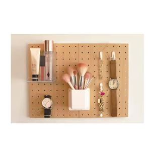 MDF Pegboard 3-5mm Thick 4.75mm Hole Diameter 25.4mm Hole Distance Customizable Size & Pattern for Home & Office Use - Product Image 2