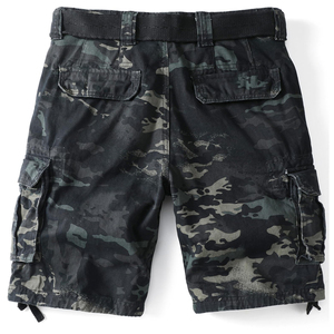 Pantalones cortos Cargo para hombre Summer Beach Impermeable Stretch Quick-Dry Outdoor Shorts con múltiples bolsillos Pantalones cortos para hombre - Product Image 2