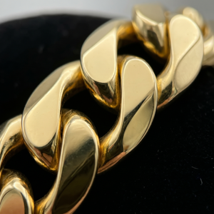 Cadena Cubana Miami de Oro Premium con Baño de Oro, Collar de Lujo Unisex con Diseño Entrelazado Audaz, Joyería de Moda. - Product Image 2