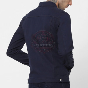 Veste en jean unie décontractée pour homme 2026 – Nouvelle mode streetwear confortable pour l'hiver - Product Image 3