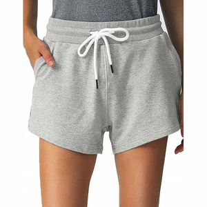 2025 nouveaux Styles taille haute athlétique sweat Shorts pour femmes confortable Gym Run confortable salon été course Shorts pas cher prix - Product Image 5