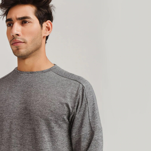 Conjunto de sudadera y pantalones de chándal de cuello redondo para hombre, transpirable, estampado personalizado al por mayor, chándal para correr de invierno con logotipo - Product Image 6