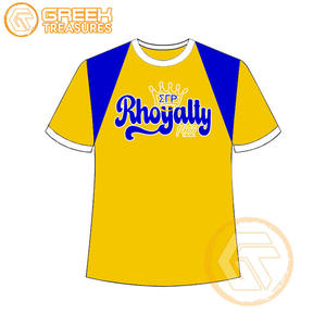 Vente en gros de t-shirt Sigma Gamma Rho pour femmes vêtements de sororité jersey de coton t-shirt respirant de haute qualité vêtements grecs pour femmes - Product Image 6