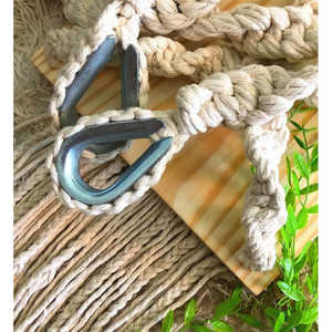 Columpio Metálico Individual Estilo Boho para Interiores/Exteriores, Asiento Colgante para Sala de Estar, Bodas y Muebles de Exterior - Product Image 3