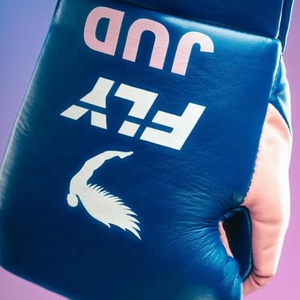 Guantes de Boxeo Profesionales con Cordones - Guantes de Entrenamiento y Sparring de Cuero Premium - Azul y Rosa para Muay Thai y Kickboxing - Product Image 4