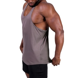 Camiseta sin mangas de algodón 100% de corte holgado para hombre, ideal para culturismo, yoga y gimnasio. - Product Image 2