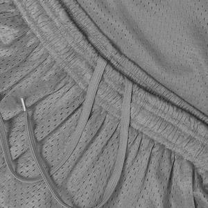 กางเกงขาสั้นตาข่ายโพลีเอสเตอร์สำหรับผู้หญิงกางเกงขาสั้นตาข่ายสำหรับยิมวิ่งออกกำลังกายพิมพ์ลาย3D โลโก้ตามสั่ง - Product Image 5