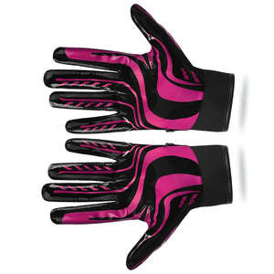 Customizable American Football Receiver Gloves for Youth Adults <b>Sticky</b> Anti-Slip Leather Palm Grip Available Various Sizes - Product Image 3
