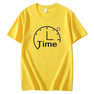 เสื้อยืดแขนสั้นสำหรับผู้ชายเสื้อยืดพิมพ์ลาย3D 8สี100% ผ้าคอตตอนพิมพ์ลายโลโก้แบบกำหนดเอง - Product Image 4