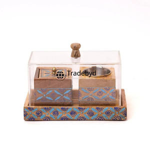 Brûleur bakhoor en bois de style traditionnel avec attrait intemporel pour une utilisation spirituelle tradebyd - Product Image 3