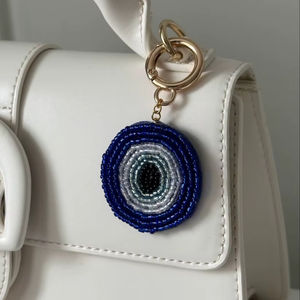 Perles de cristal turquoise facettées de haute qualité, breloques plaquées or, pendentif à boucle pour la fabrication de colliers, bracelets et bijoux DIY - Product Image 1