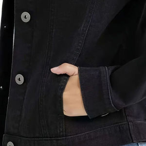 Chaqueta Vaquera de Lona Transpirable para Mujer, Prenda Exterior Informal con Botones, Talla Personalizada, Relleno de Algodón para Damas - Product Image 4