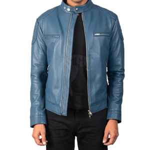 Venta caliente Hombres Mujeres Ropa Chaqueta de cuero Nueva moda Hombres Chaqueta de cuero a prueba de viento - Product Image 2