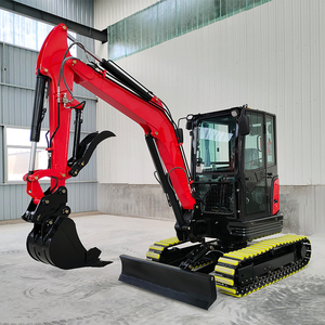 Miniexcavadora certificada CE/EPA de 3,5 toneladas para caja de cambios de motor, cilindro hidráulico Eaton, bomba Shimadzu, oruga de cubo - Product Image 5