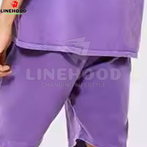 <b>Men's</b> Latest Summer Casual Acid Wash T-Shirt and <b>Shorts</b> Sets Comfortable and Stylish - Product Image 5