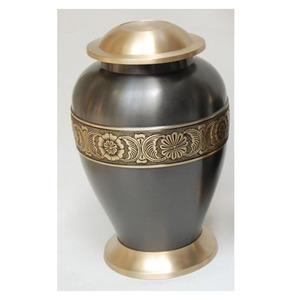 Urna de cremación de latón grabado para cenizas funerarias, urna decorativa de calidad prémium, la más vendida para cremación - Product Image 2