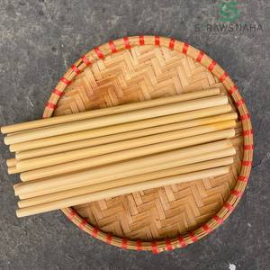 หลอดดูดน้ำไม้ไผ่ธรรมชาติ ใช้ซ้ำได้ ขายดีประจำปี 2025 ฟรีโลโก้ ผลิตในเวียดนาม - Product Image 5