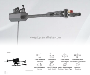 Kit de Limpieza Profesional de Muros Cortina en Altura SP-3 con Plataforma UAV DJ1 M400 y Mangueras Negras de Alta Presión para Exteriores de Edificios - Product Image 3