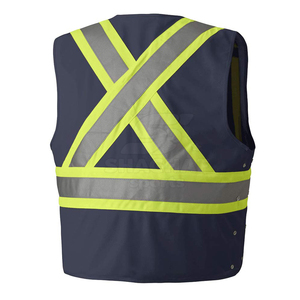 Custom Logo High Visibility <b>Work</b> Wear Vests For Sale Cheap Customized Security Vest - Product Image 2
