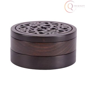 Natural Finish Wooden <b>Incense</b> Burner Holder for Sticks <b>Cones</b> Ideal for Home Decor Meditation and Spiritual Healing - Product Image 2