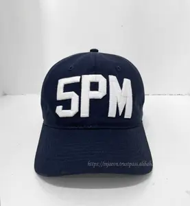 カスタム3D刺Embroidery 5PMロゴ野球帽キャンプアウトドアスポーツお父さん帽子高品質最高のサプライヤーベトナムメーカー